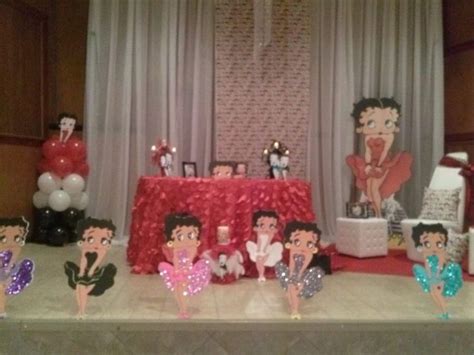 Pin By Felicias Event Design And Pla On Betty Boop Theme Party Party Themes Betty Boop Party