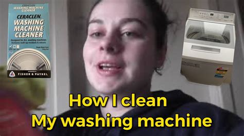 How I Clean My Washing Machine Youtube
