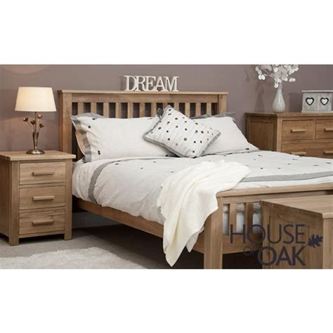 Paris Solid Oak King Size Sleigh Bed House Of Oak