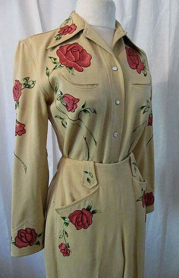 1950s Rodeo Queen Gorgeous Gabardine Cowgirl Suit With Embroidered Pink
