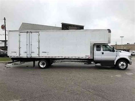 Ford F750 Box Truck 24ft Extra Super Crew Cab Moving Van Body 25 999