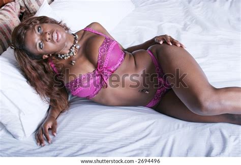 Sexy Black Woman In Lingerie