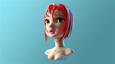 Cartoon Redhead Girl On Behance
