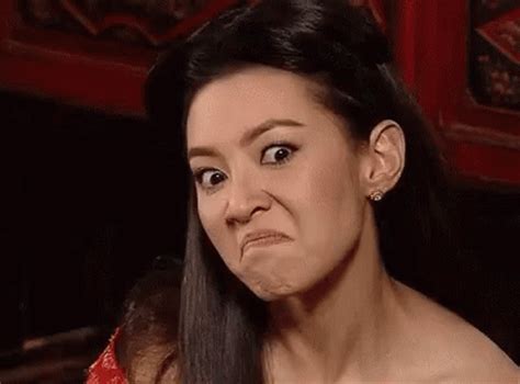 Asian Woman Angry Face 