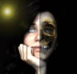 Two Sides To A Human Face By Amiolas On Deviantart