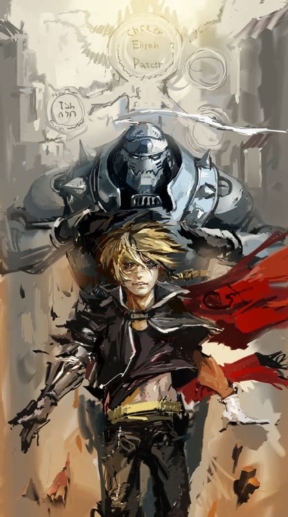 Edward And Alphonse Elric Fullmetal Alchemist Brotherhood Anime