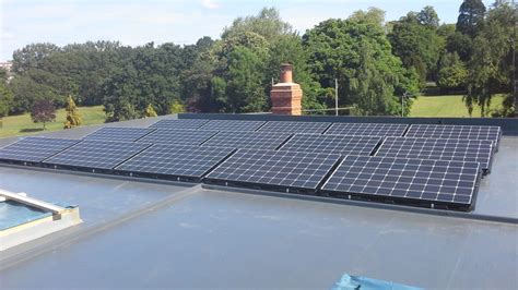 Solar Panels On Small Flat Roofs Solar Roof Installations