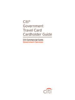 Payment processing center 78025 1820 e. Citi Government Travel Card Cardholder Guide - … / citi ...