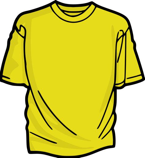 Yellow T Shirt Clipart Free Download Transparent Png Clipart Library