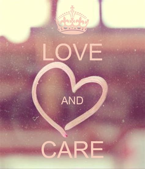 Love And Care Poster Bunga Keep Calm O Matic