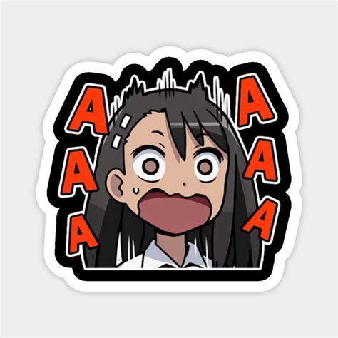 Nagatoro Surprisedshocked By Nagatorosan Stickers Anime Kaiju