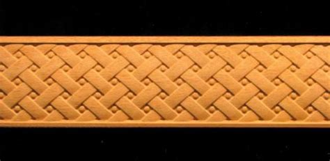 frieze weave pattern  bolts decorative carved wood molding
