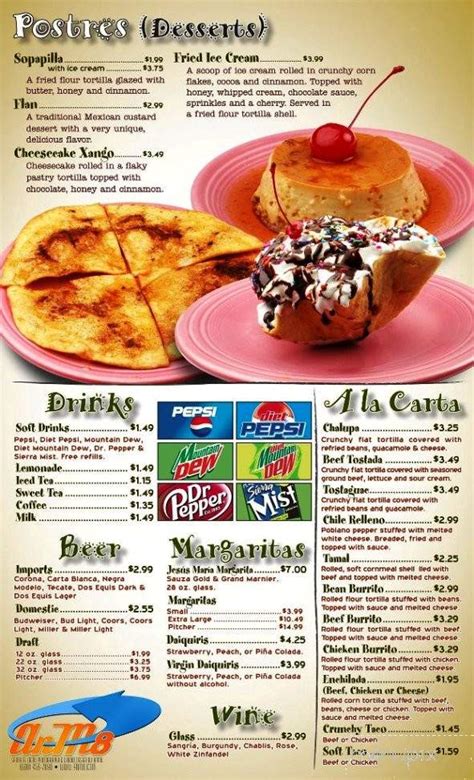 Reuben sandwich 11.95 angus corned beef, sauerkraut, swiss cheese & thousand island dressing. Menu of Santa Fe Mexican Restaurant in Moberly, MO 65270