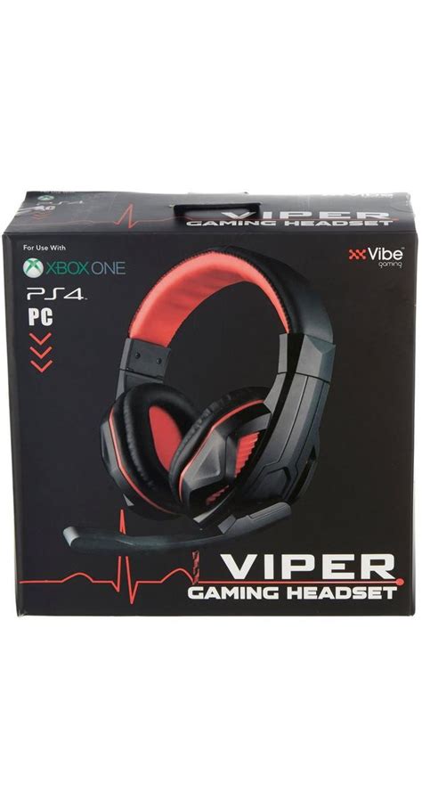 Viper Gaming Headset Red Burkes Outlet