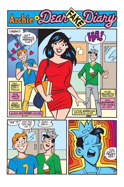 Archie Comics Strips Archie Comics Veronica Archie Comics Characters