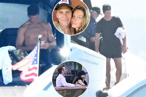 Shirtless Tom Brady relaxes on yacht with nod to Gisele Bündchen as