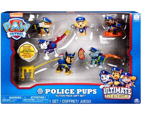 New Paw Patrol Police Pups Action Pack T Set Ultimate Rescue Tv