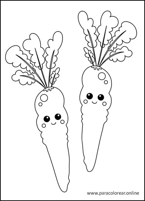 Desenhos De Legumes Para Imprimir