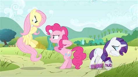 Fluttershy Makes Pinkie Pie And Rarity Cry My Little Pony Youtube