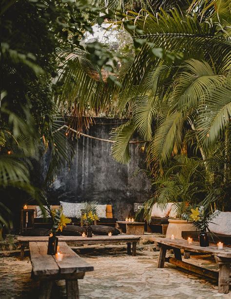 Tulum Jungle — Gitano Jungle Life Outdoor Restaurant Design Tulum