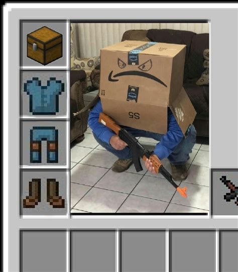 Hes Looking For The Knife Guy Minecraft Armor Parodies Know Your Meme