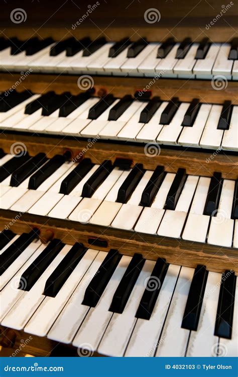 Pipe Organ Keyboard Stock Image Image Of Pipe Traditional 4032103