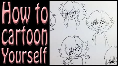 How To Draw Yourself As A Cartoon Drawing Techniques Pinterest