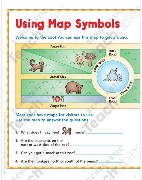 Map Skills Grade 3 Differentiation Pack By