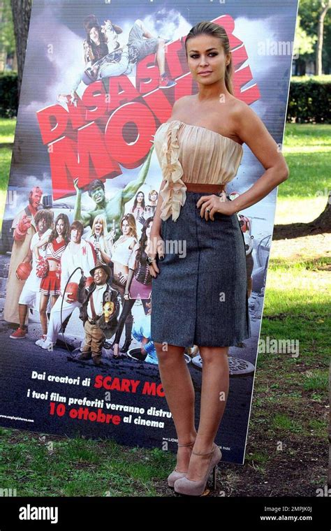 Carmen Electra Promotes Her Film Disaster Movie In Rome Italy Stock Photo Alamy