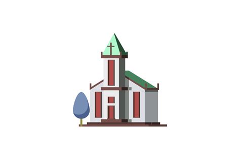 City Brown Church Vector Design Graphic By Cheerastudio · Creative Fabrica