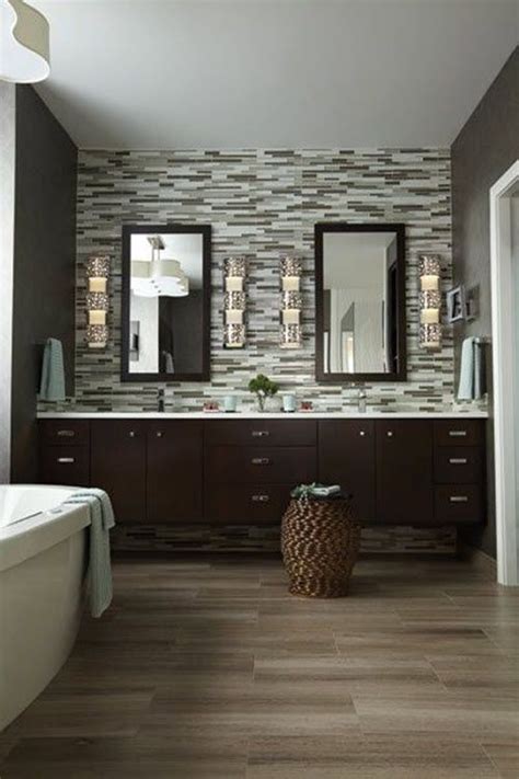 Shape, size, and color are all important factors to take into if completely outfitting your bathroom in marble tile is out of your renovation budget, use those tiles as accent pieces instead. 35 grey brown bathroom tiles ideas and pictures | Bathroom ...
