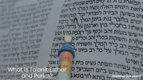 What Is Taanit Esther And Purim Judaism 101 Youtube