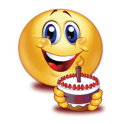 Happy Birthday Emoji Transparent Background Png Mart Images And