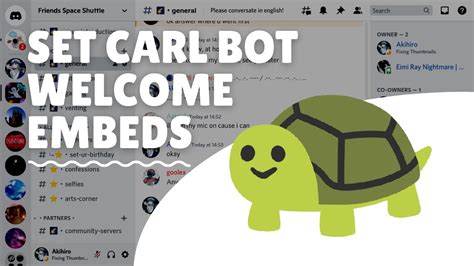 Carl Bot Welcome Message Imageple