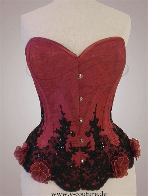 Red Roses Boutique Couture Corsets And Bustiers Corset Fashion