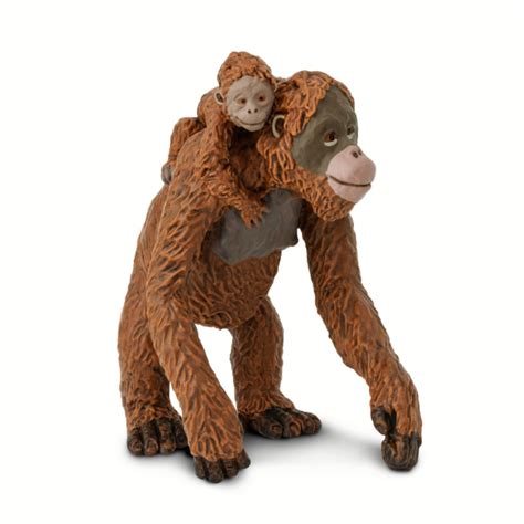 Safari Ltd Orangutan With Baby Play Toys