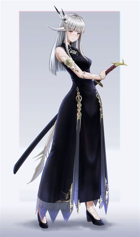 Untitled Anime Warrior Fantasy Character Design Warrior Woman