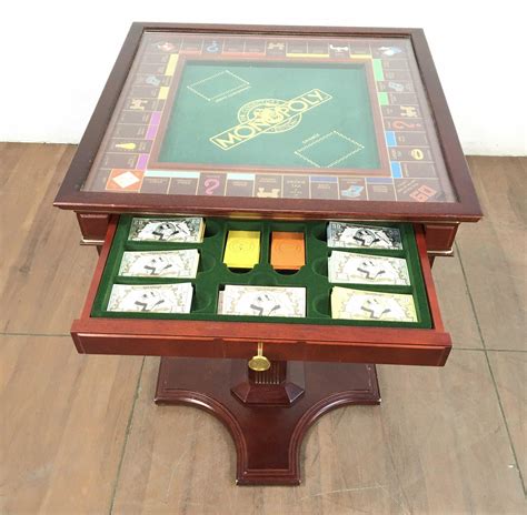Lot Franklin Mint Monopoly Collectors Edition Table