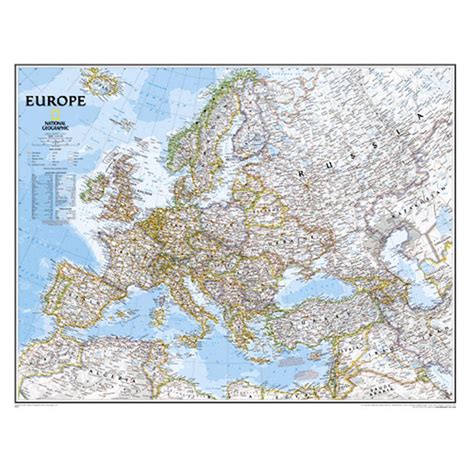 National Geographic 39x211 Classic Europe Continent
