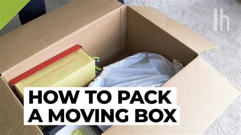 how to properly pack a moving box so nothing breaks youtube