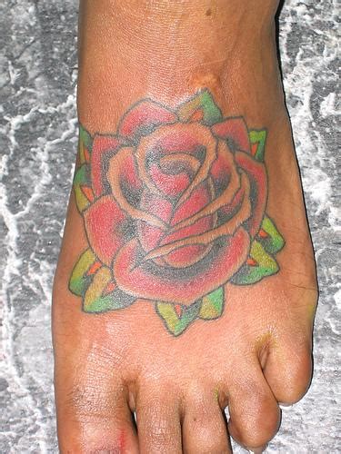 Flower Tattoos On Foot ~ Info