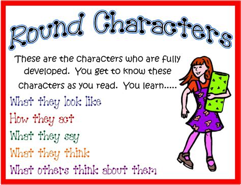 Round And Flat Characters Lbpteach