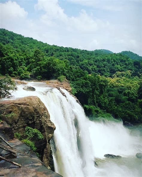 Athirappilly Waterfalls Kerala Waterfall Largest Waterfall Tourism