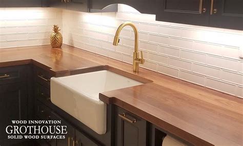 Learn how to do it here. Wood Countertops, Butcher Block Countertop, Bar Top Images