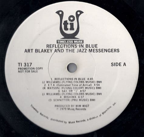 Art Blakey And The Jazz Messengers Reflections In Blue 1979 Vinyl