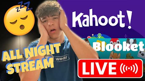 🔴 Kahoot And Blooket All Night Stream Subbathon Chat Picks The
