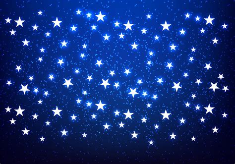 Fundo Azul Com Estrelinhas