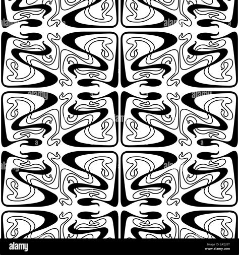 Art Nouveau Seamless Pattern Stock Vector Image And Art Alamy