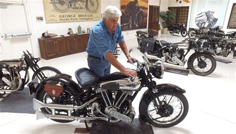 .not for the feint of heart; Jay Leno gives a glimpse of his vast motorcycle collection ...