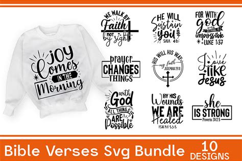 Bible Verses Svg Bundle Graphic By Creative Designer Creative Fabrica
